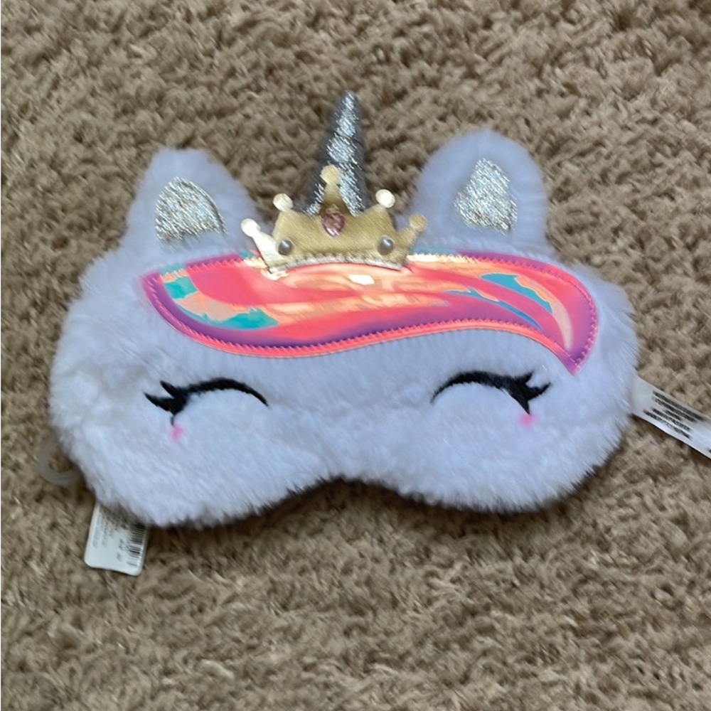 Claire’s Club Unicorn sleep mask